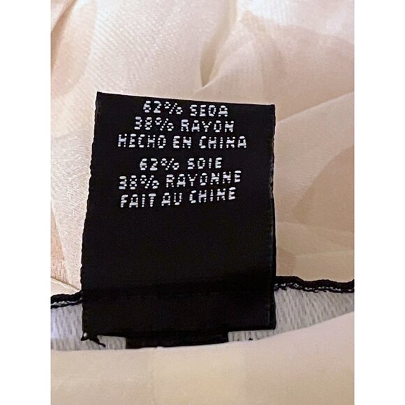 Y2K Silk Blend Midi Dress 12 Attached Duster Bias Cut Burnout Satin Fairy - Picture 10 of 11